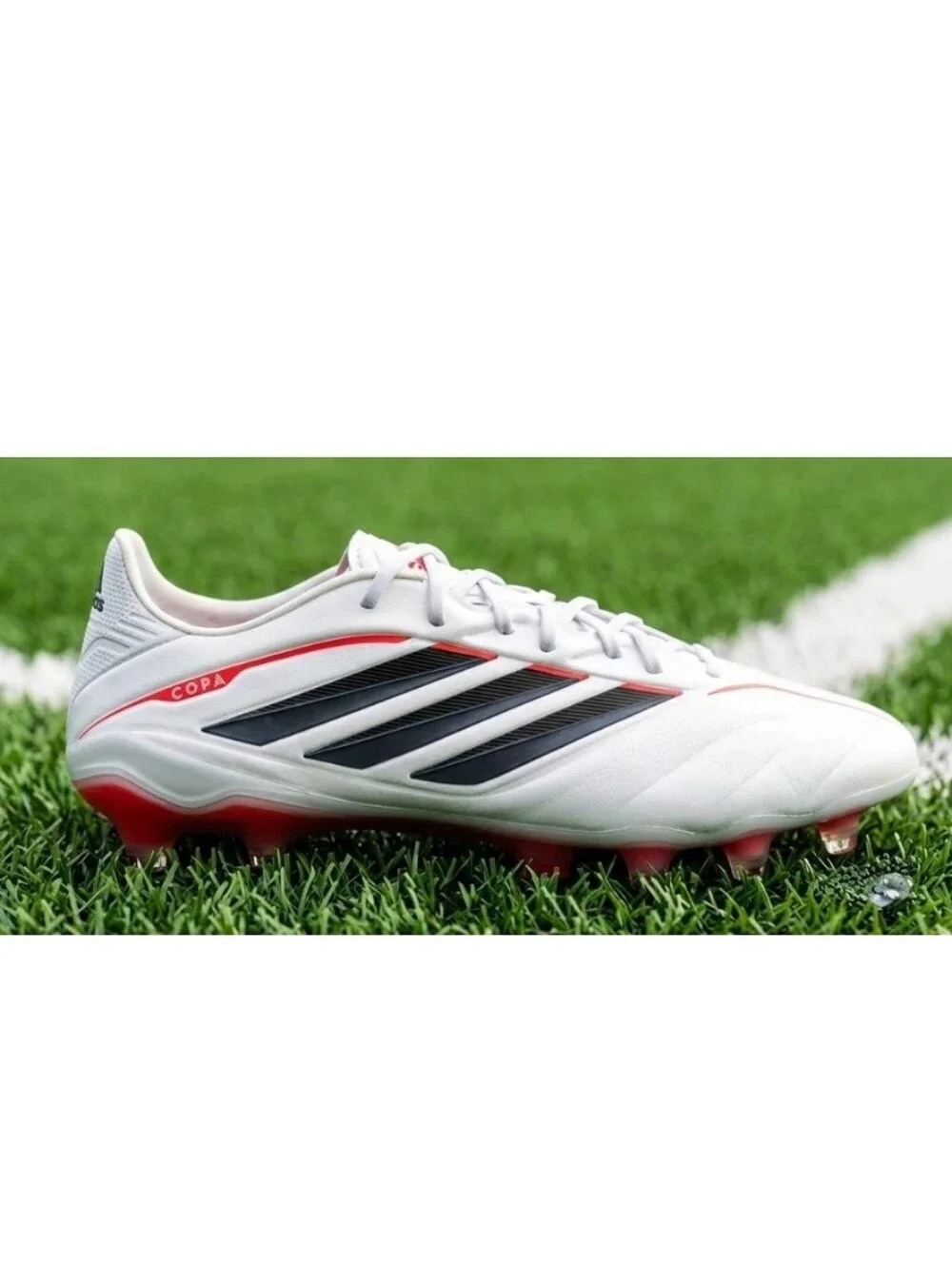 Adidas Copa Pure 4 Elite FG Zero Metalic Black Red Soccer Cleats